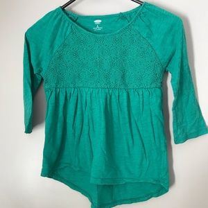 Old Navy girls LS tee size M